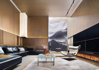 125㎡南通萬科心湖翡翠別墅125戶型_益居設計