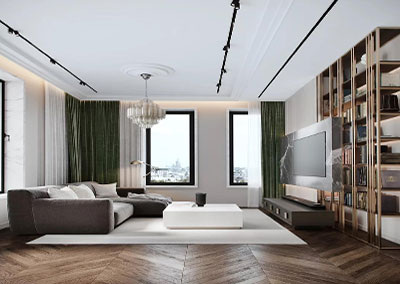 86㎡ 現代輕奢風，小家也能住出大宅范