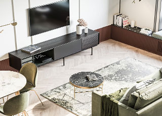 “30極簡風遇上輕奢元素，簡而不單的現(xiàn)代美學