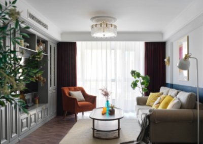 混搭美式二人居，大膽用色的設(shè)計