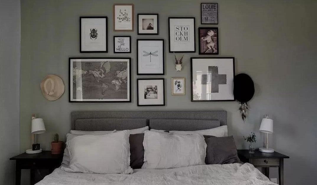 臥室掛畫怎么掛好看？3大原則和8種方案趕緊收藏